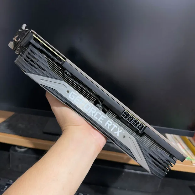 GALAX GeForce RTX graphics card, side profile