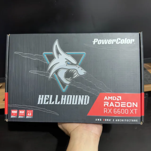 PowerColor Hellhound AMD Radeon RX 6600 XT box
